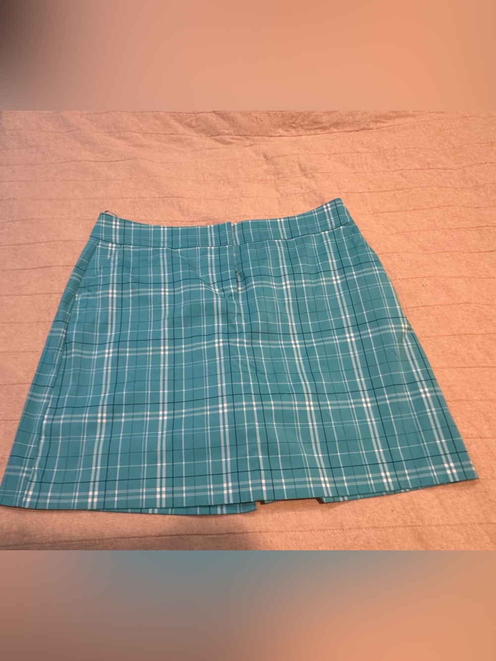 Izod Teal Plaid Skort